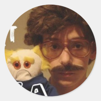 Sticker Rond Dolf & Albert Afrique FERMER