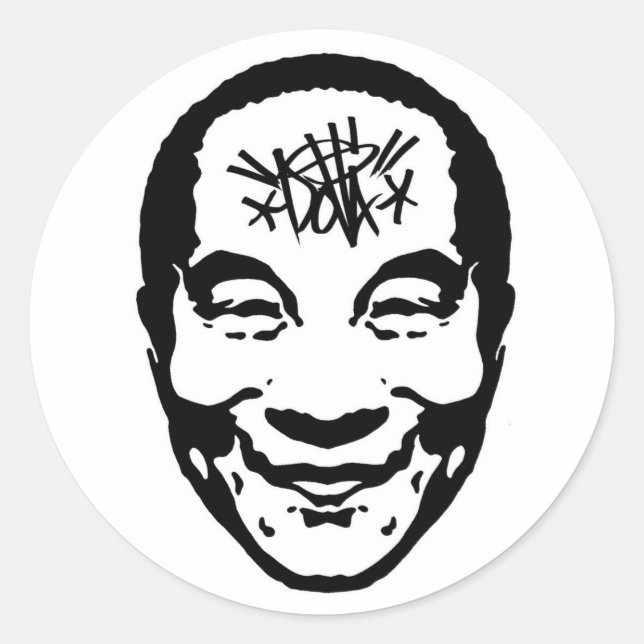 Sticker Rond Dolla Lama (Devant)