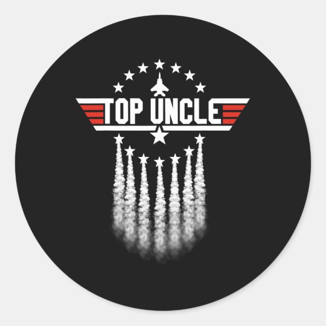 Sticker Rond Don Jour Oncle Don De Niece Nephew Soeur Broth (Devant)
