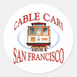 Sticker Rond Don San Francisco California