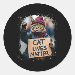 Sticker Rond Donald Trump 2024 Chats