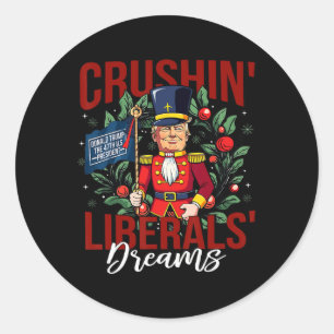 Sticker Rond Donald Trump Le 47e président Funny H