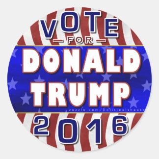 Sticker Rond Donald Trump Président des élections républicaines