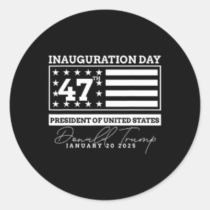Sticker Rond Donald Trump remporte l'investiture électorale de 