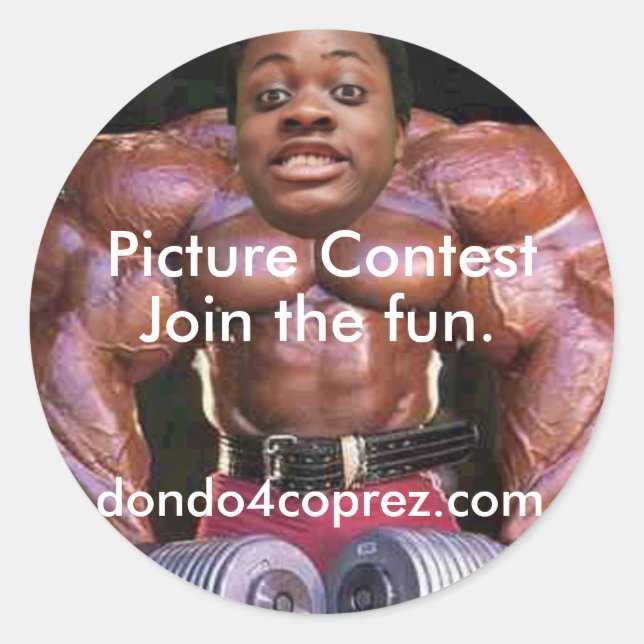 Sticker Rond Dondo Buff (Devant)