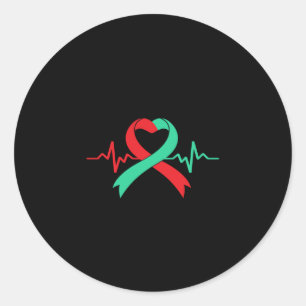 Sticker Rond Donneur d'organe Ogran Transplantation Guerrier Ch