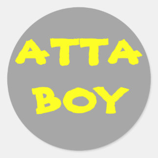 Sticker Rond Donnez-vous un ATTA GARY