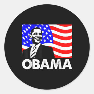 Sticker Rond Dons du président américain Obama