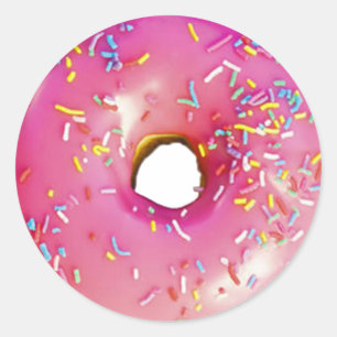 Sticker Rond Donut