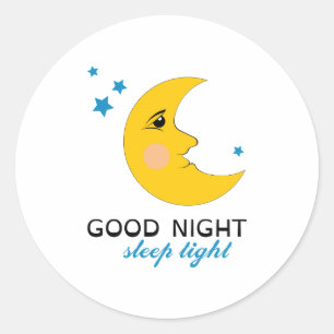 Sticker Rond Dormir fort