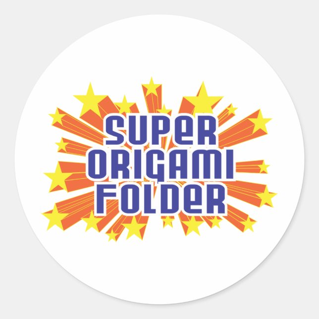Sticker Rond Dossier Super Origami (Devant)