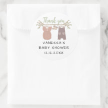 Double Joie Vêtements Aquarelle Jumeaux Baby Showe