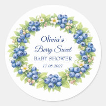 Douce Baby Shower Blueberry Bébé Fille Garçon