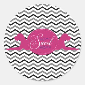 Sticker Rond Douce Maison Douce