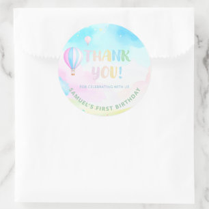 Sticker Rond Douce pastille onederland  Favori de 1er anniversa