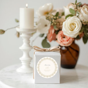 Sticker Rond Douche Vintage Ivoire Un Nouveau Chapitre Commence