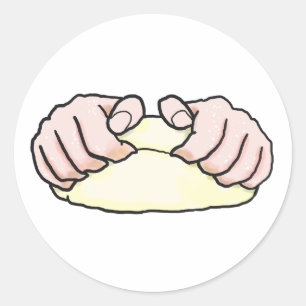 Sticker Rond Douteux de Kneing