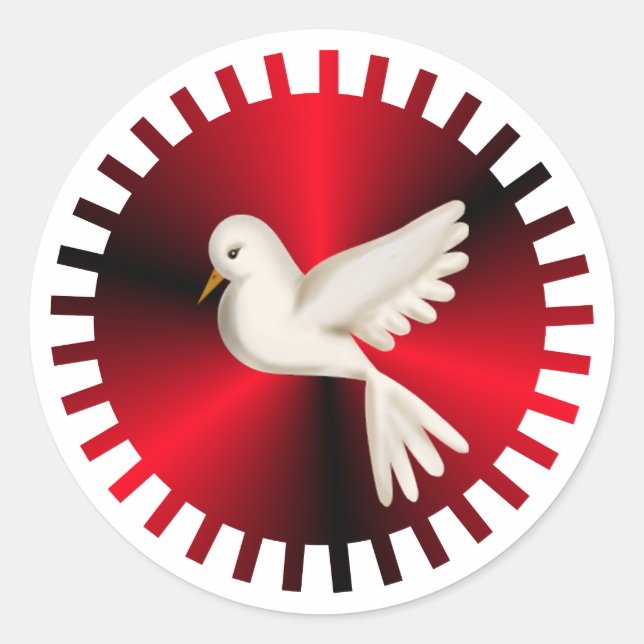 Sticker Rond Dove Saint-Esprit (Devant)