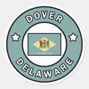Sticker Rond Dover Delaware