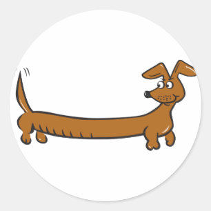 Sticker Rond DOXIE-Cartoon