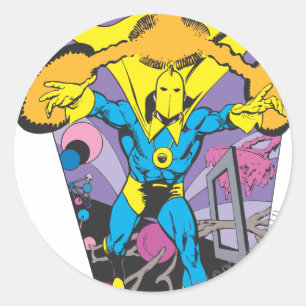 Sticker Rond Dr. Fate manipule la magie