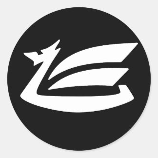 Sticker Rond Dragon