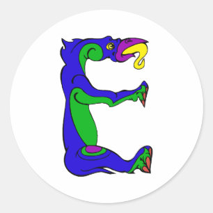 Sticker Rond dragon E