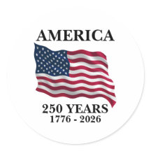 Drapeau 250 ans d'Amérique