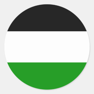 Sticker Rond Drapeau allemand Gelsenkirchen