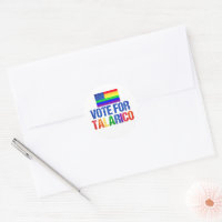 Drapeau américain arc-en-ciel Talarico Élection 20