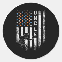 Drapeau américain vintage Fier Ping Pong Oncle