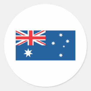 Sticker Rond Drapeau Australie