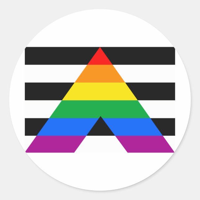 STICKER ROND DRAPEAU D'ALLIANCE OFFICIEL (Devant)