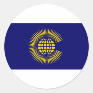 Sticker Rond Drapeau de Commonwealth