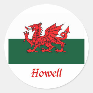 Sticker Rond Drapeau de Howell Gallois