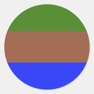 Sticker Rond Drapeau de la Pride