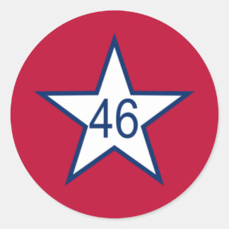 Sticker Rond Drapeau De L'Oklahoma