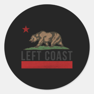 Sticker Rond Drapeau de l'ours de Cali Côte gauche