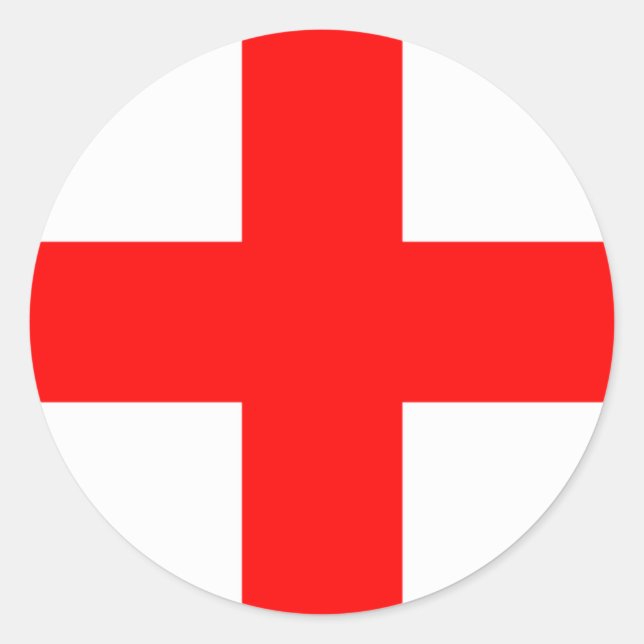 Sticker Rond Drapeau de Milan (Devant)