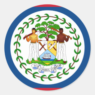 Sticker Rond drapeau de retrait