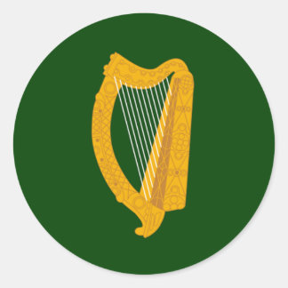 Sticker Rond Drapeau du Leinster (Irlande)
