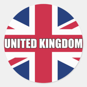 Sticker Rond Drapeau du Royaume-Uni
