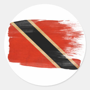 Sticker Rond Drapeau du Trinidad-et-Tobago