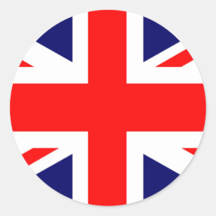 Sticker Rond Drapeau d'Union Jack les Anglais