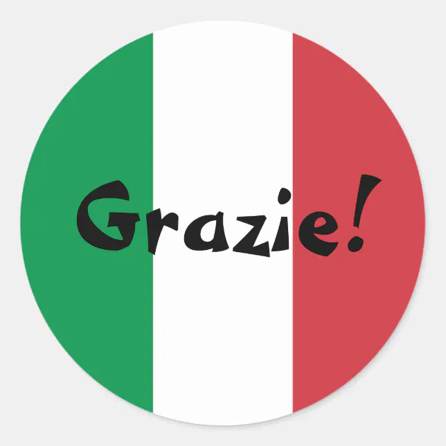Stickers drapeau italien