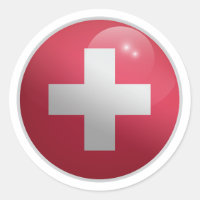 Drapeau rond Suisse