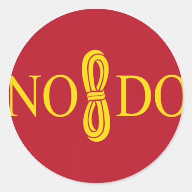 Sticker Rond Drapeau Sevilla (Espagne) (Devant)