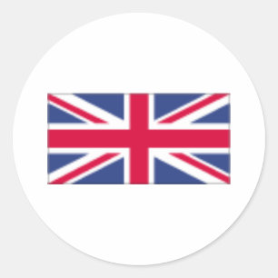Sticker Rond Drapeau Uk
