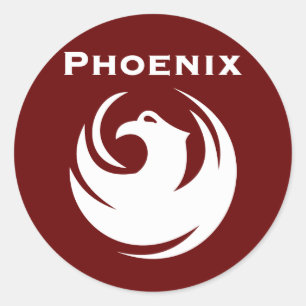 Sticker Rond Drapeau urbain de Phoenix
