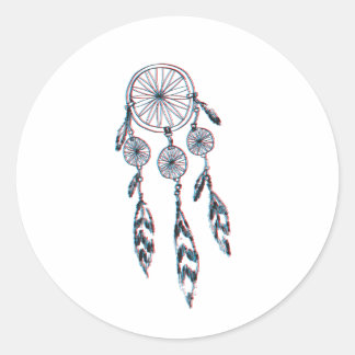 Sticker Rond Dreamcatcher unique